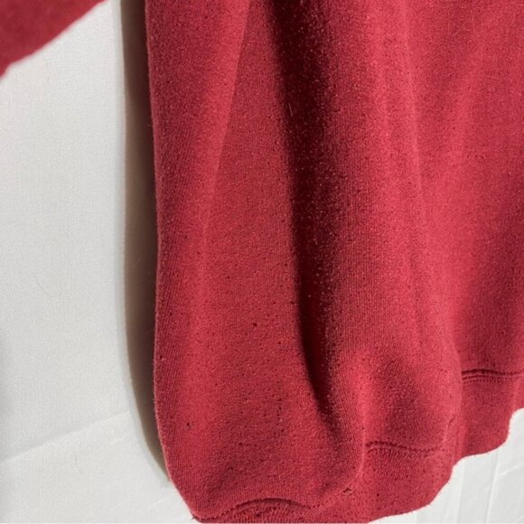 Vintage Fruit Of The Loom Red Embroidered Arizona Crew Neck Sweatshirt M - Picture 8 of 14
